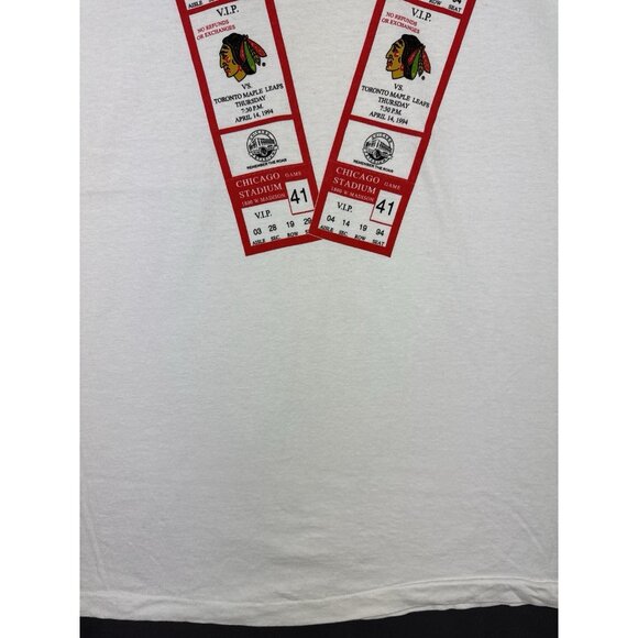 Vintage 1994 Chicago Blackhawks Stadium Hockey NHL Toronto Maple Leaf Final Roar - Picture 7 of 16